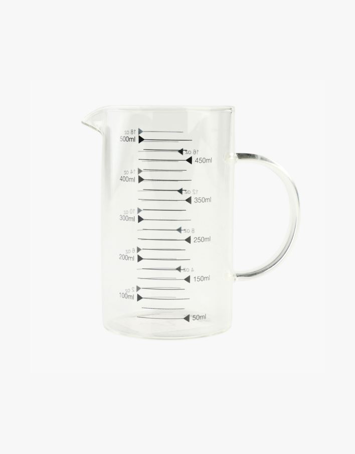 Mittakuppi läpikuultava - 500 ml läpikuultava - 1