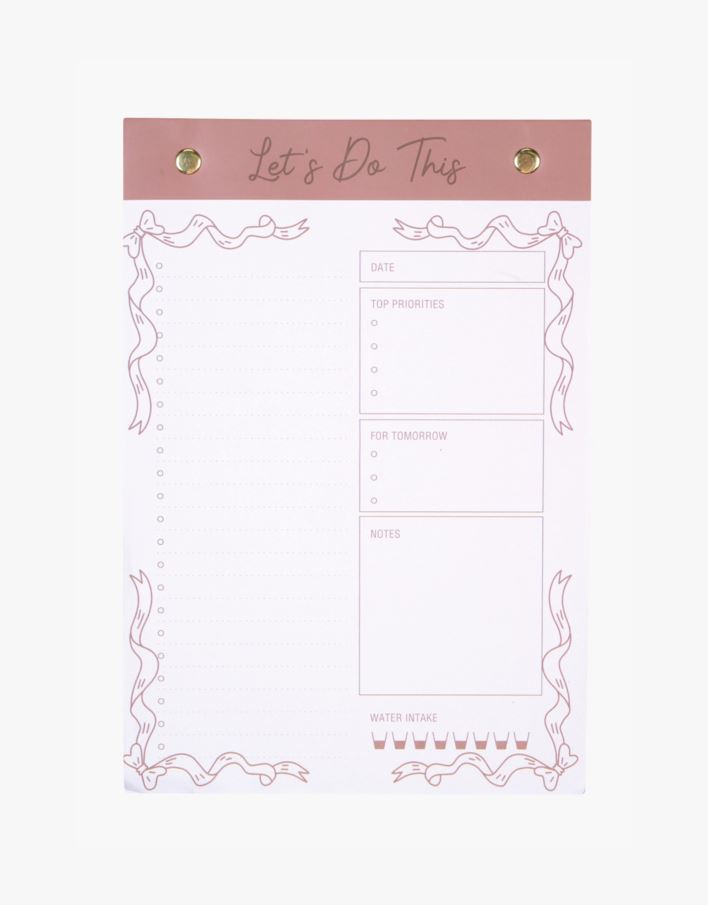 Viikkomuistio roosa - 14,5x21 cm roosa - 1