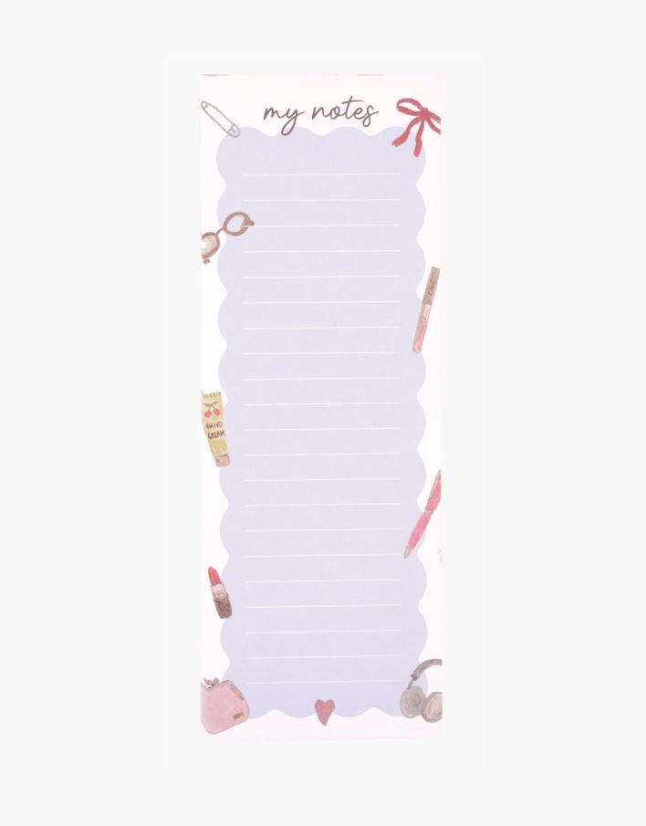 Muistilehtiö moniväri - 7,5x21x0,8 cm moniväri - 1