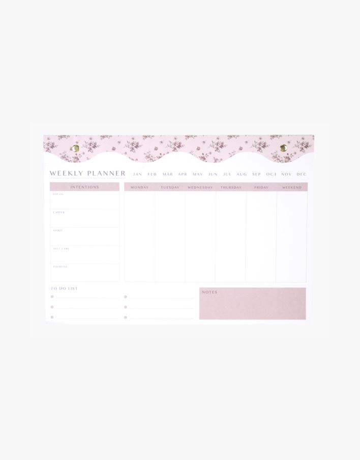 Viikkomuistio moniväri/beige - 21x30 cm moniväri/beige - 1