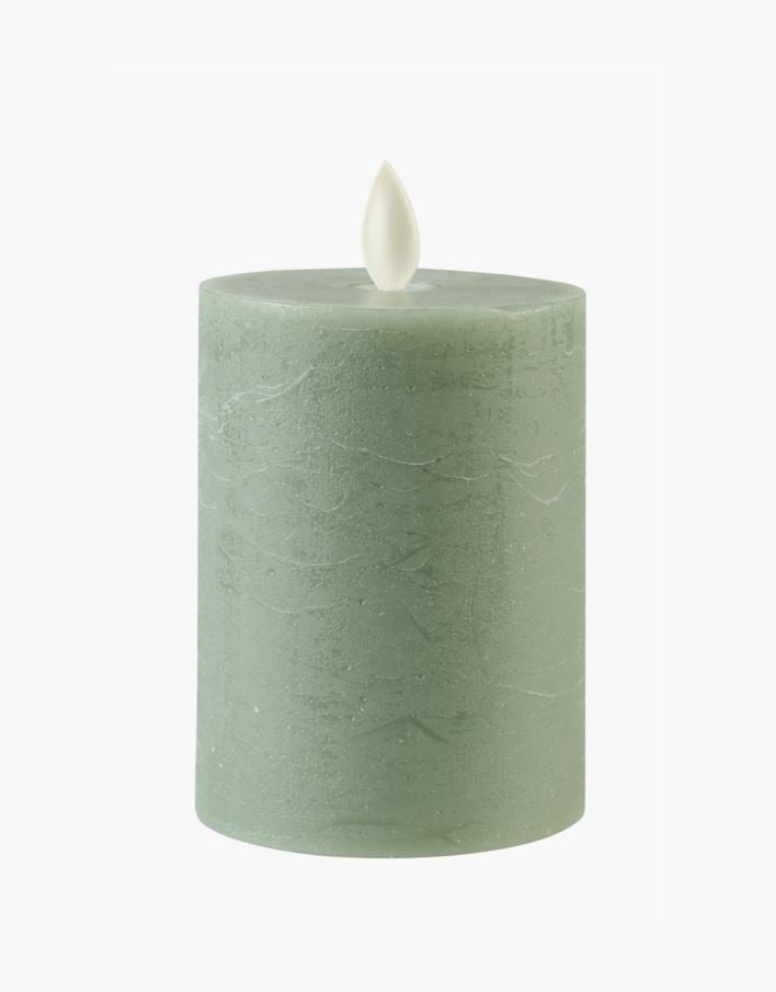 Led-pöytäkynttilä meriheinää - 7,5x7,5x10 cm meriheinää - 1