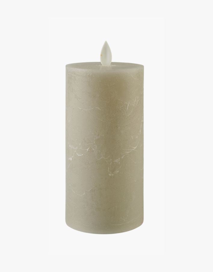 Led-pöytäkynttilä ruskea - 7,5x7,5x15 cm ruskea - 1