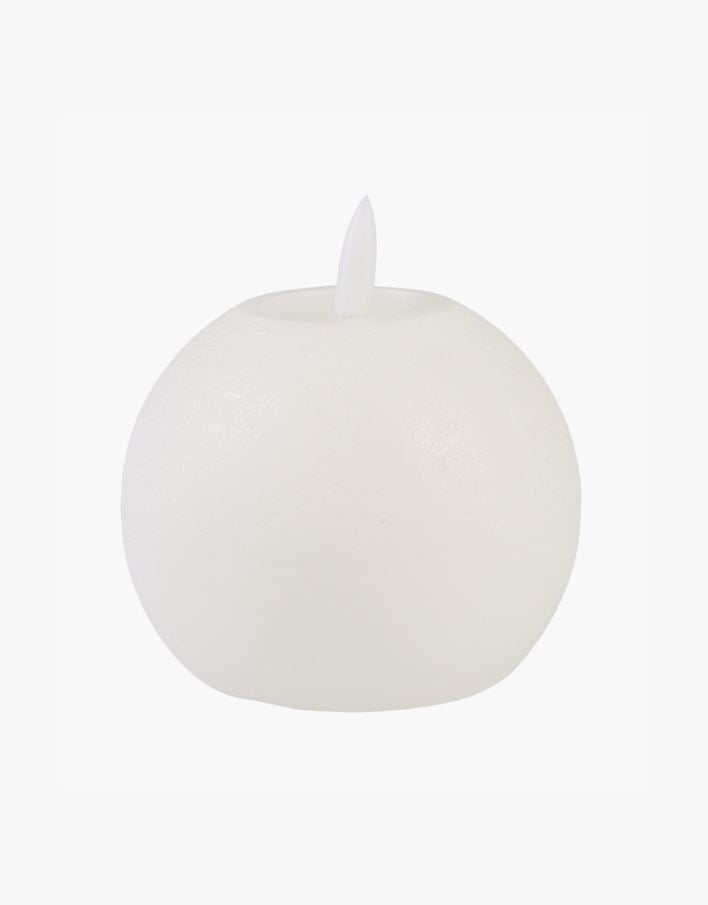 Led-kynttilä valkoinen - 10x10x8,5 cm valkoinen - 1