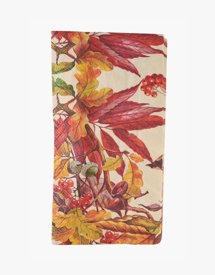 Ruokapaperiservetti moniväri/oranssi - 33x42 cm moniväri/oranssi - 1