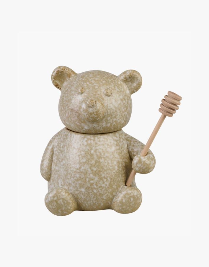 Säilytysrasia kannella beige - 13,5x10,5x9,5 cm beige - 1