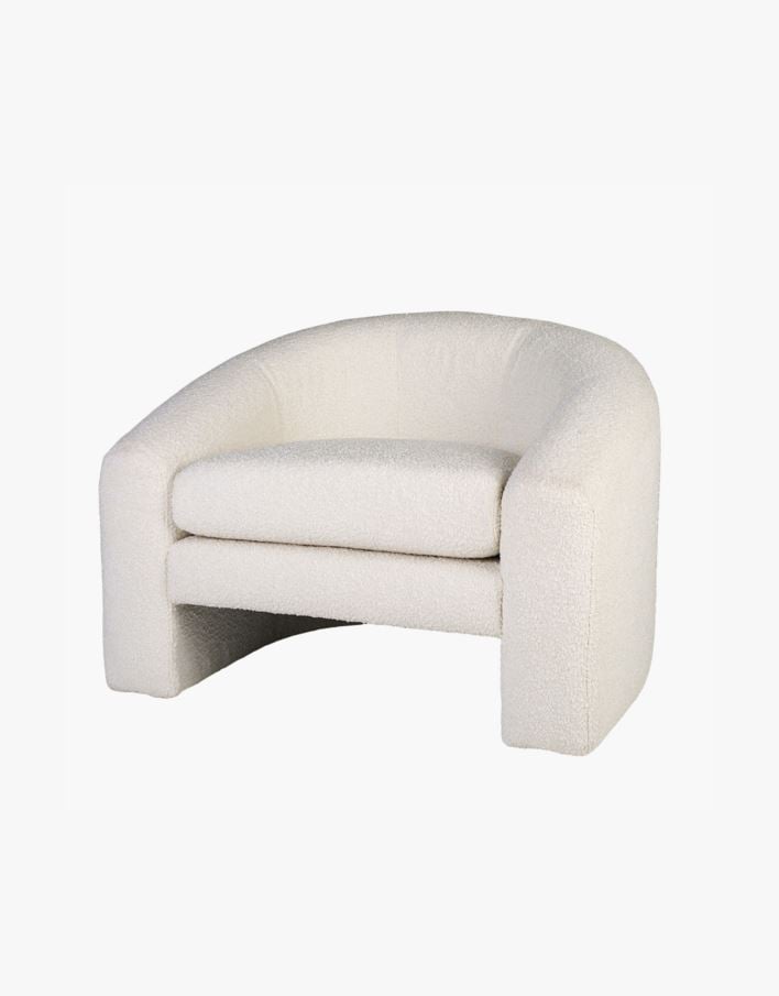 Lepotuoli valkoinen - 96x79x68 cm valkoinen - 1