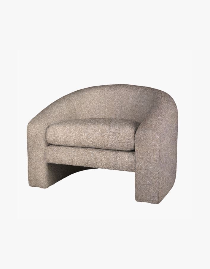 Lepotuoli harmaanruskea - 96x79x68 cm harmaanruskea - 1