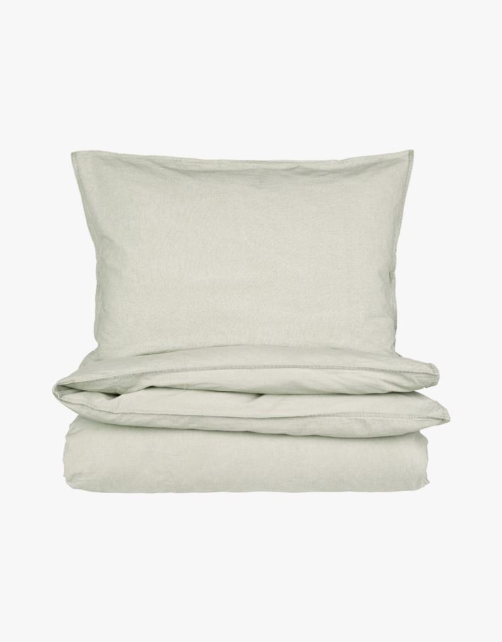 Pussilakanasetti puuvillaa vaaleanvihreä - 230x220 cm vaaleanvihreä - 1