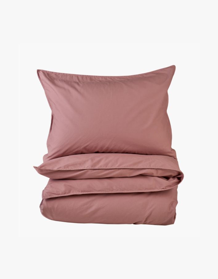 Pussilakanasetti puuvillaa vanha roosa - 150x210+50x60 cm vanha roosa - 1