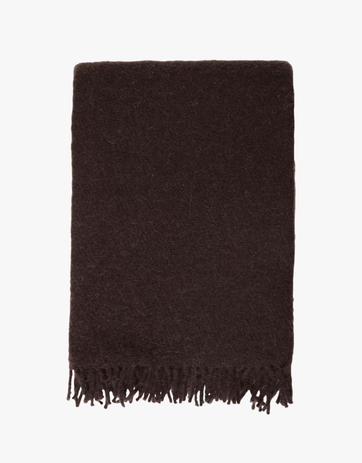 Villahuopa tummanruskea - 130x170 cm tummanruskea - 1