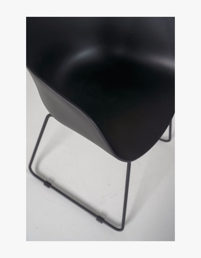 Ruokapöydän tuoli musta - 55x52x79 cm musta - 1