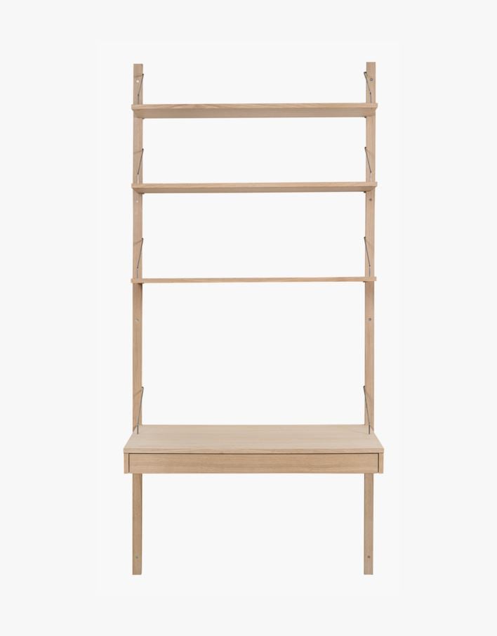 Pöytämoduuli laatikolla luonnonväri - 100x60x8 cm luonnonväri - 1