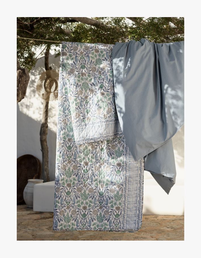 Päiväpeitto moniväri/sininen - 150x240 cm moniväri/sininen - 1