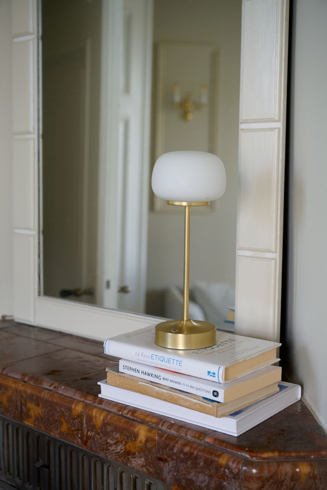 Ladattava pöytävalaisin messinki - 3