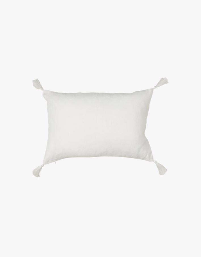 Koristetyynynpäällinen valkoinen - 35x50 cm valkoinen - 1