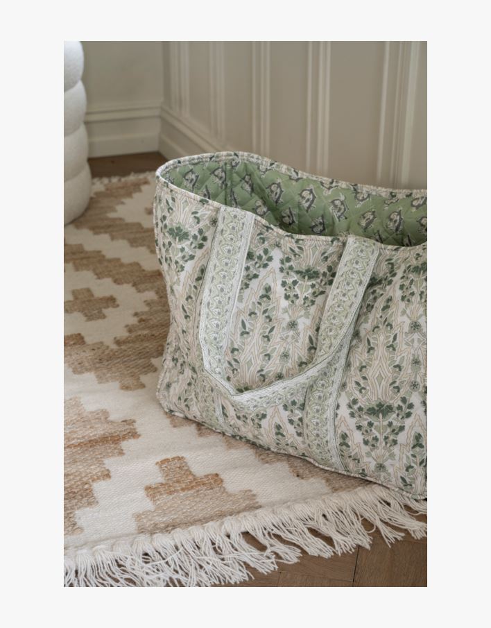 Pieni kangaskassi moniväri/vihreä - 30x40 cm moniväri/vihreä - 1