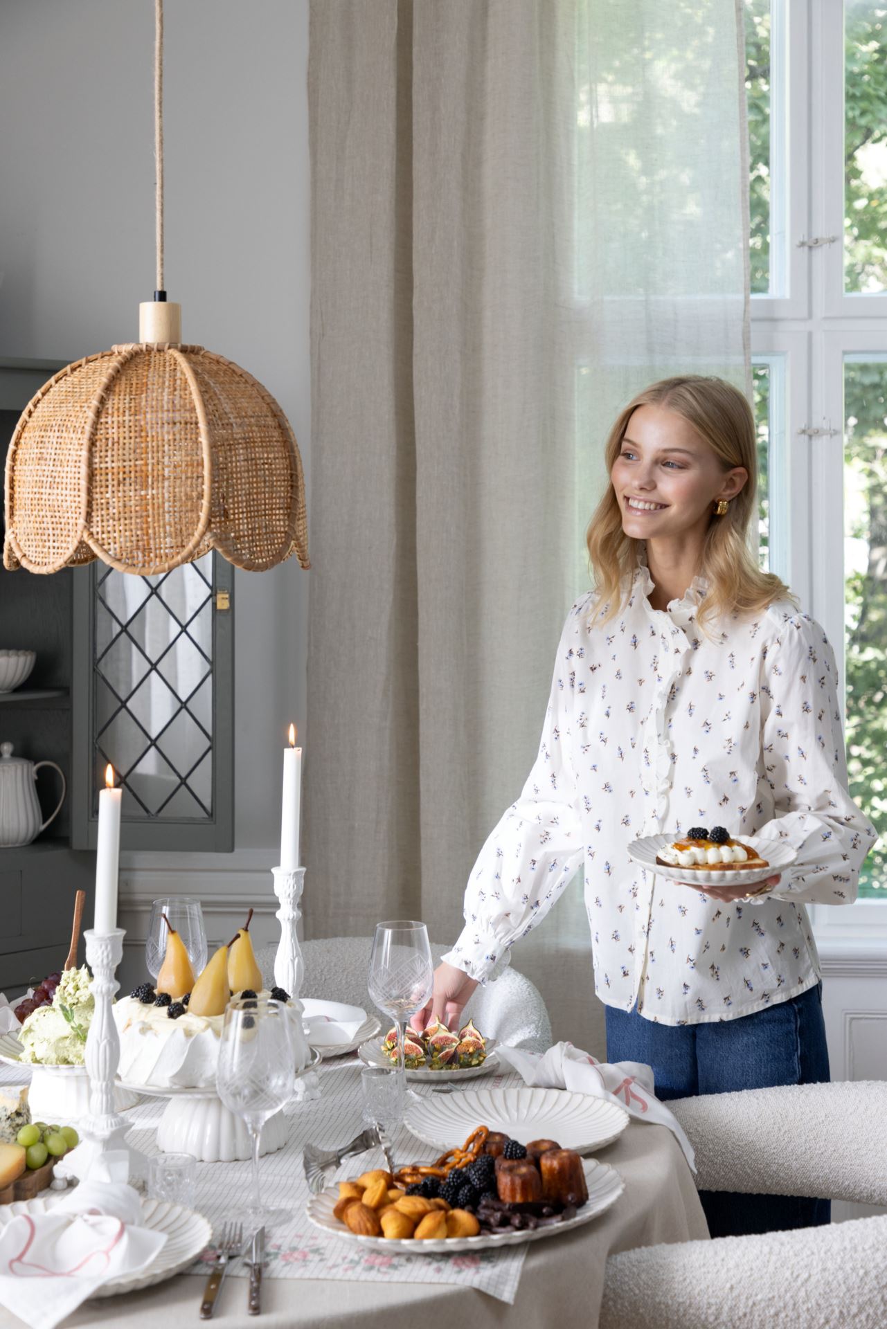 Lampunvarjostin luonnonväri - 2