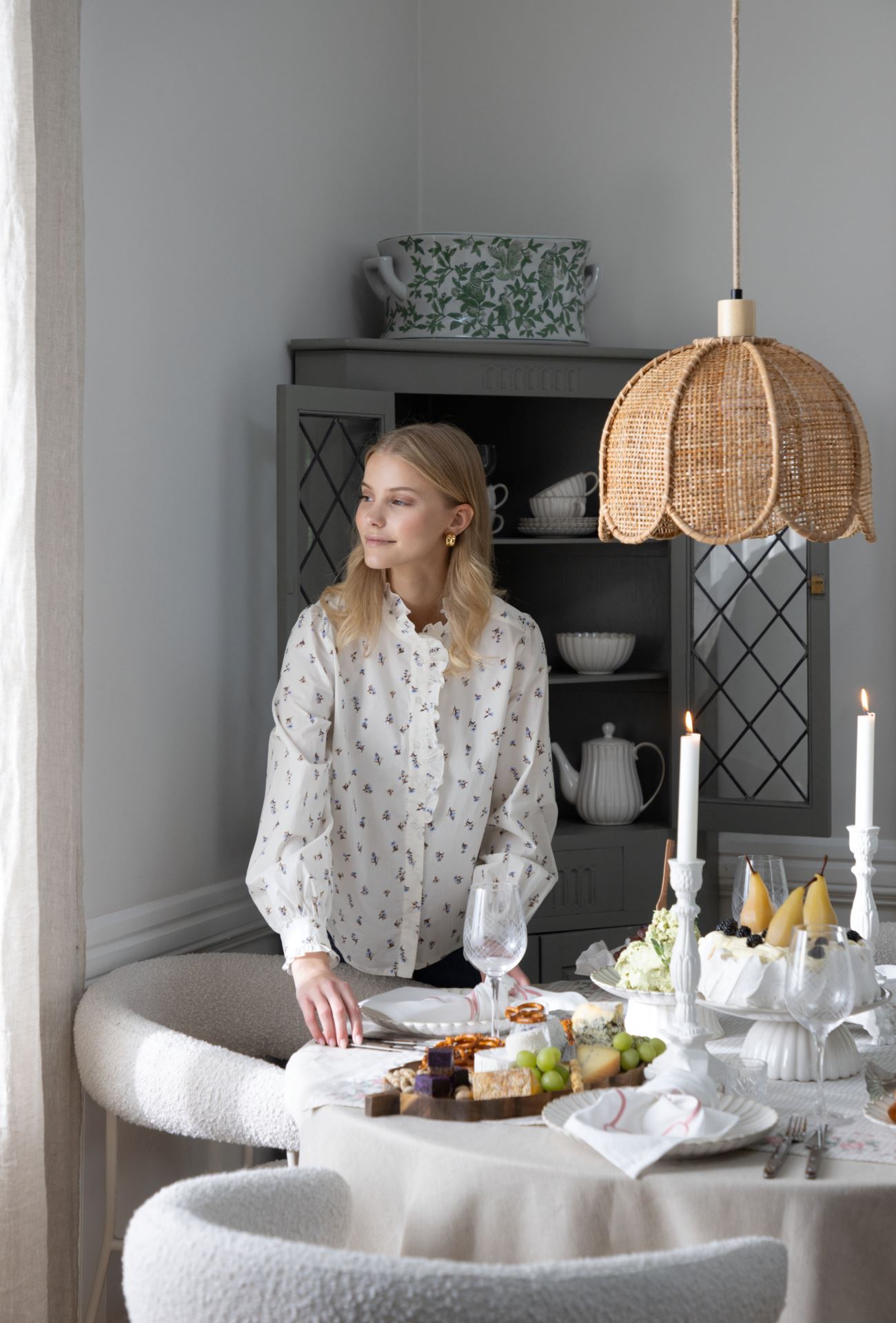 Lampunvarjostin luonnonväri - 3