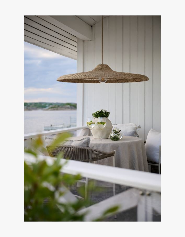 Lampunvarjostin luonnonväri - 18 cm ø100 luonnonväri - 1