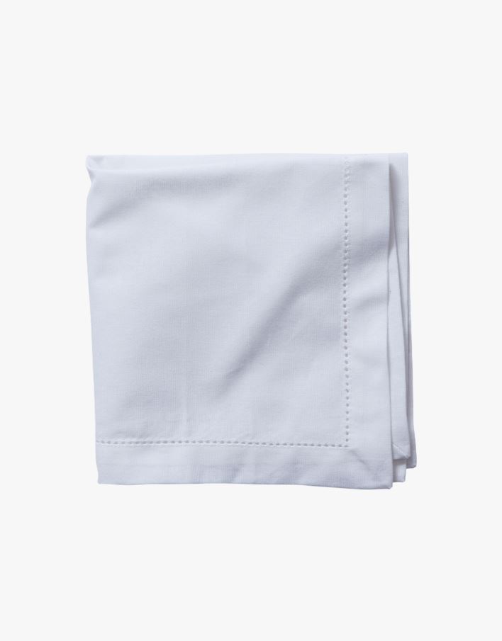 Kangaslautasliina, 2 kpl valkoinen - 45x45 cm valkoinen - 1